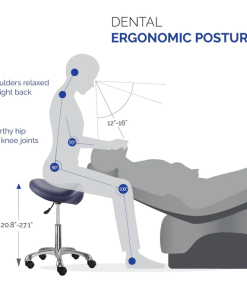 Ergonomic dental stool