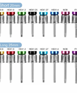 implant prostethic driver kit sizes
